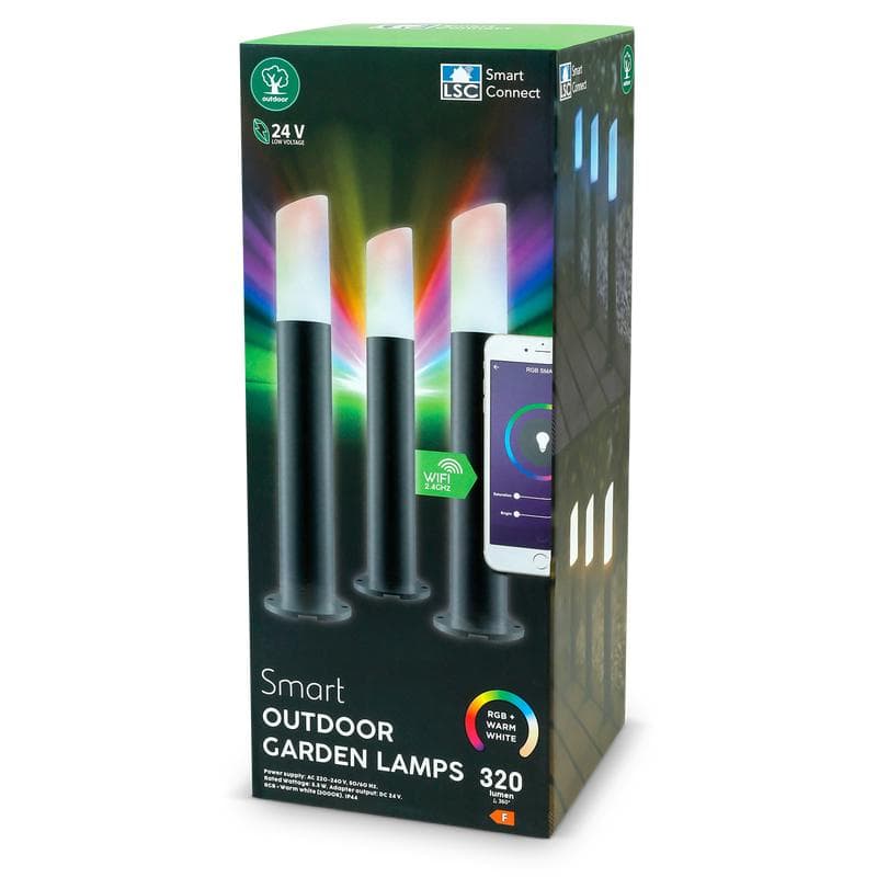 LSC Smart Connect tuinlampen - zwart