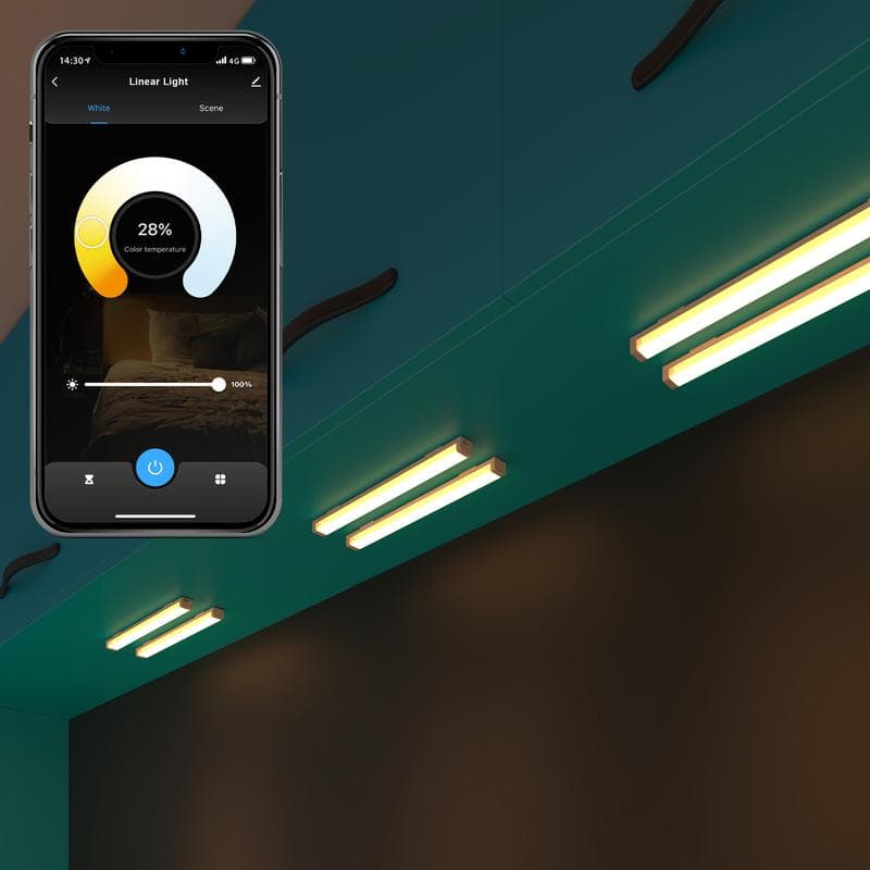 LSC Smart Connect rechthoekige kastverlichting - set van 2