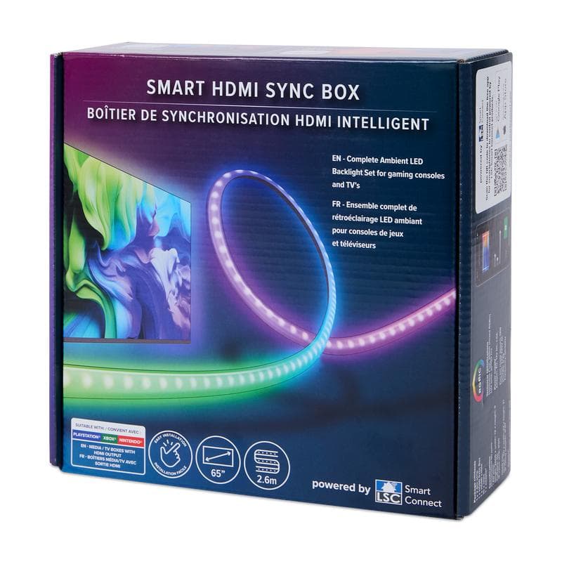 LSC Smart Connect HDMI Sync box met lichtstrip