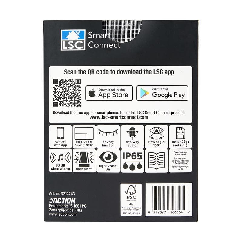 LSC Smart Connect draadloze camera voor buiten