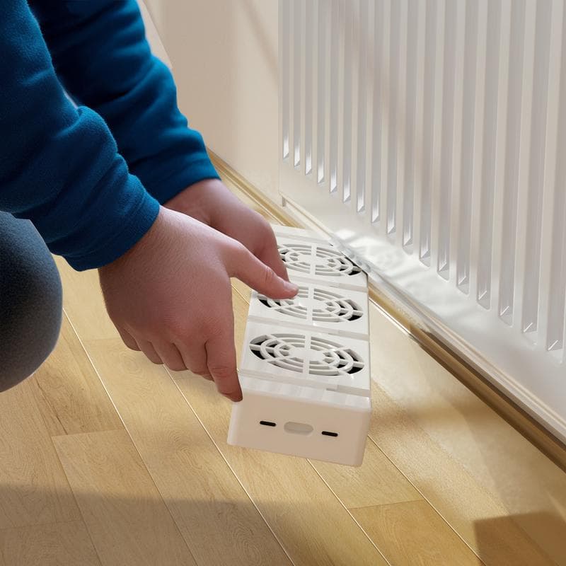 Radiator ventilatorset