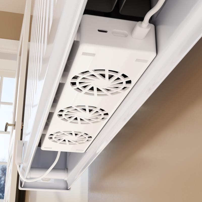 Radiator ventilatorset