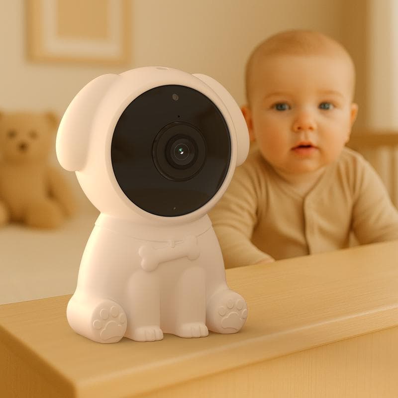 Babyphone LSC Smart Connect avec caméra blanc