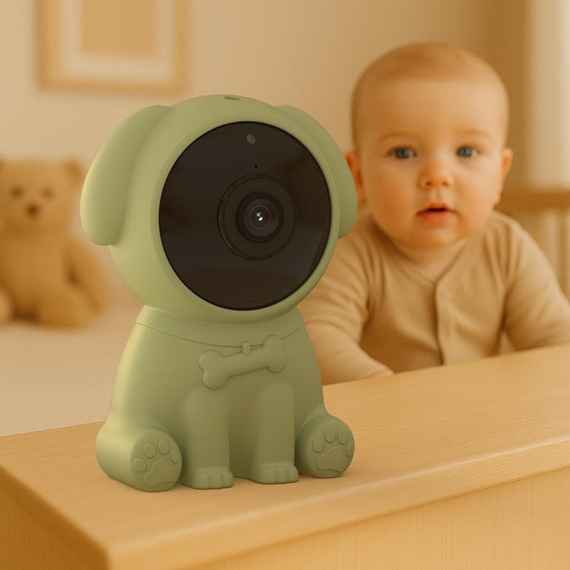 Babyphone LSC Smart Connect avec caméra - vert