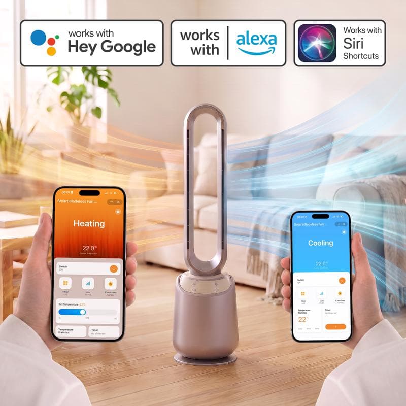 LSC Smart Connect bladloze ventilatorkachel