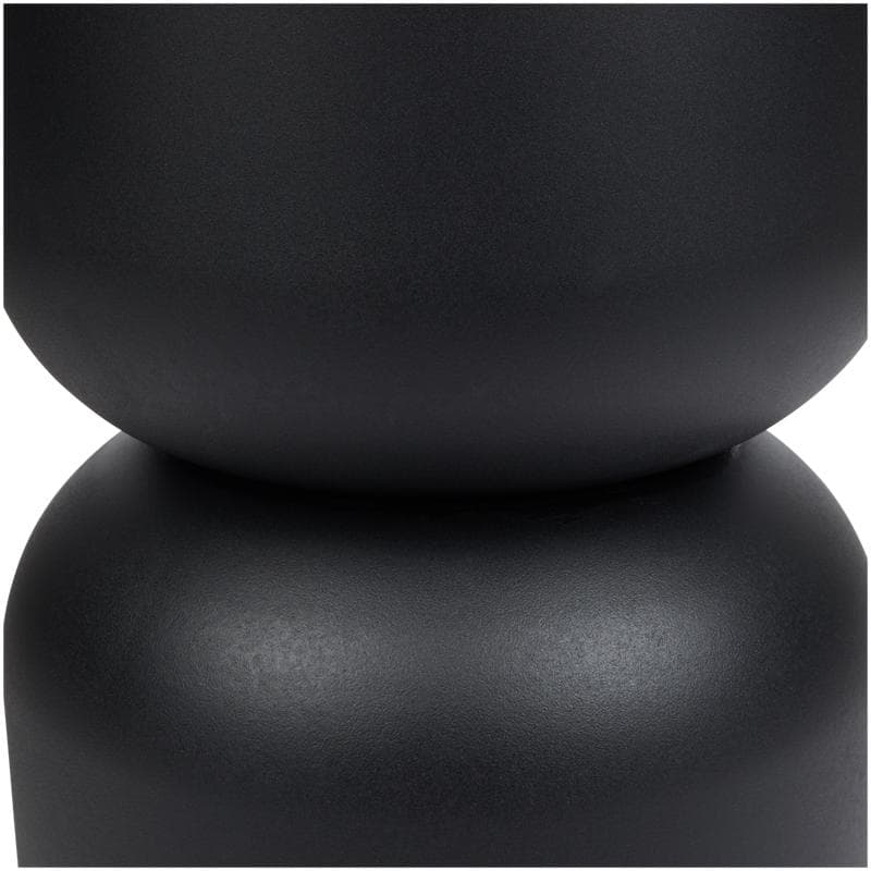 Metalen diabolo bijzettafel - zwart