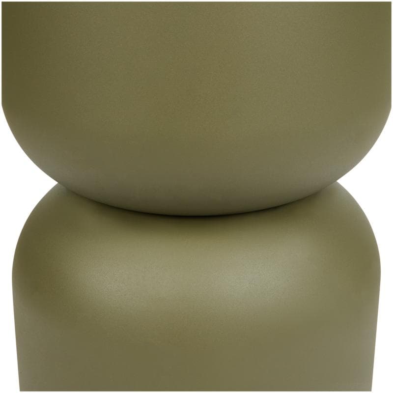 Table d'appoint diabolo en métal - vert