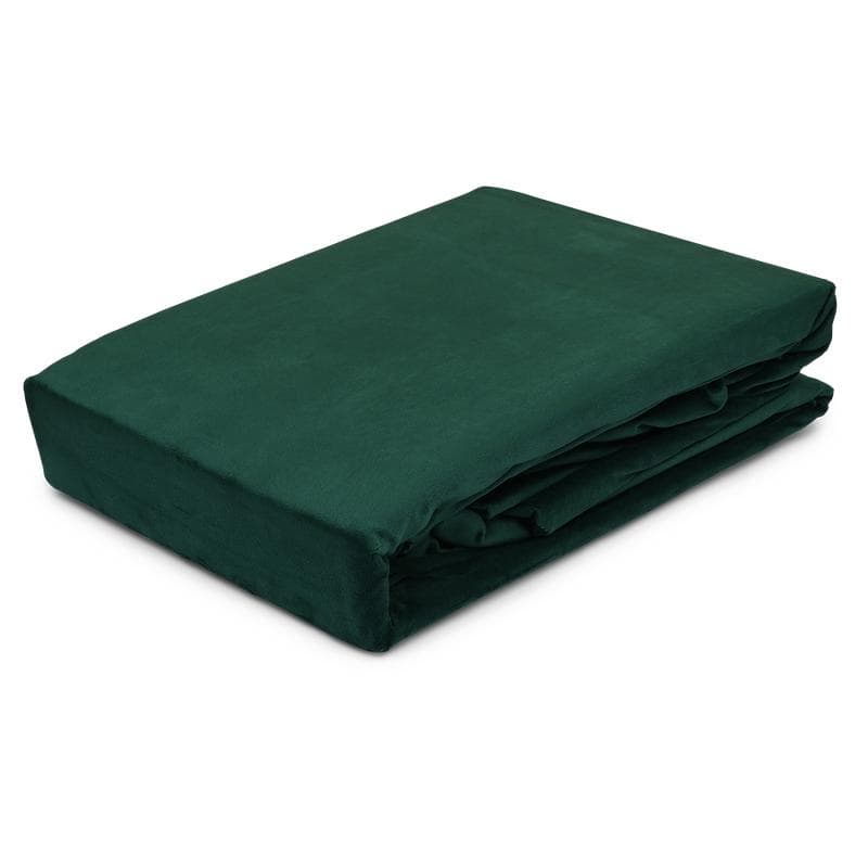 Dekbedovertrek velvet 200 x 200 - Groen
