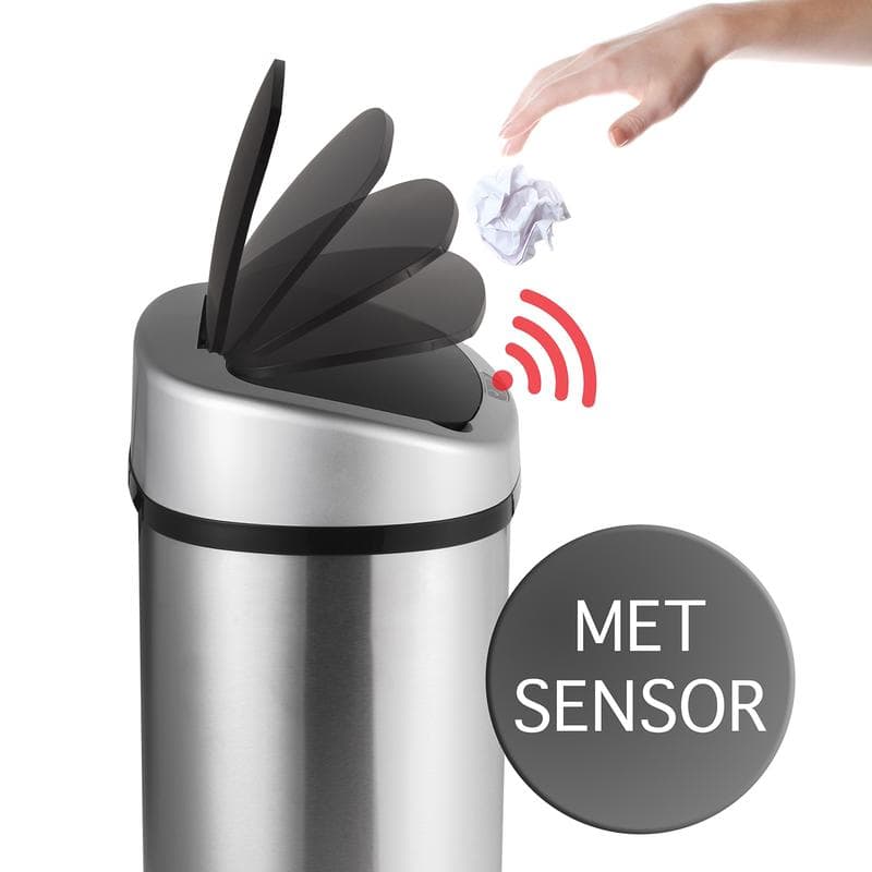 Prullenbak met sensor - 58 liter