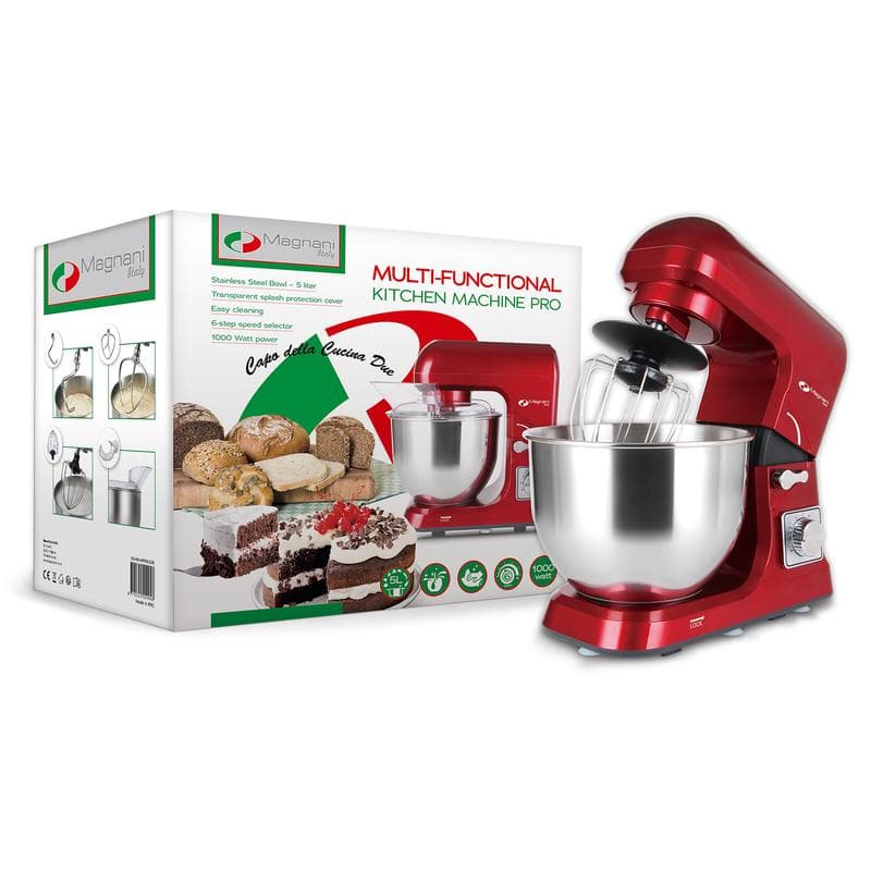 Magnani keukenmachine rood