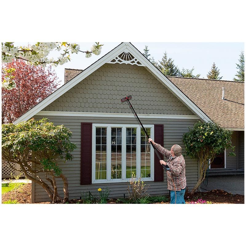 Balai-brosse de lavage télescopique