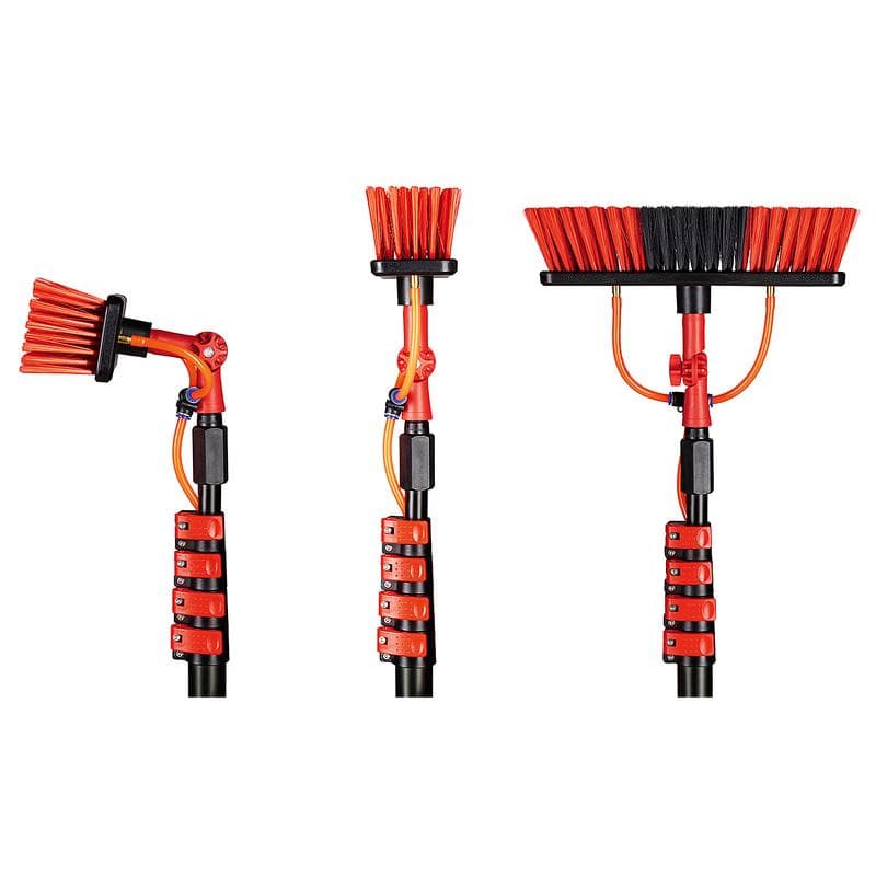 Balai-brosse de lavage télescopique