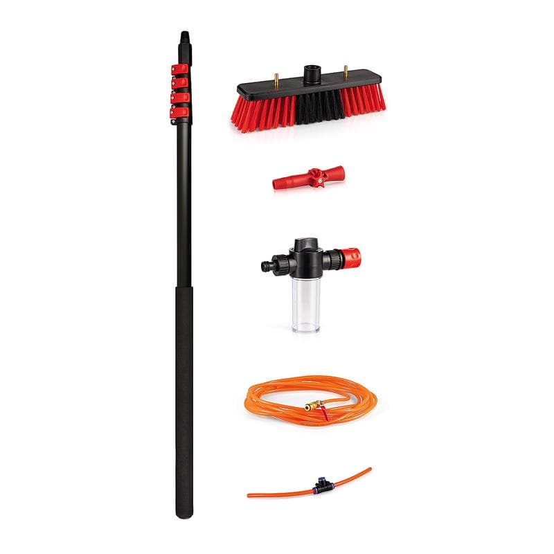 Balai-brosse de lavage télescopique