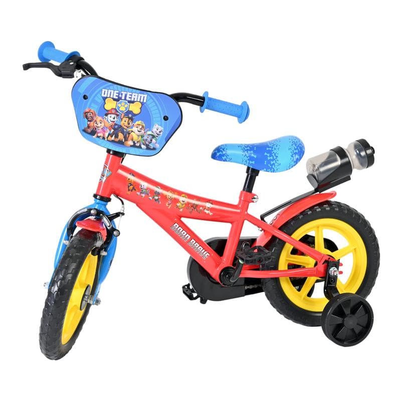 Vélo enfant 12 pouces La Pat'Patrouille - rouge