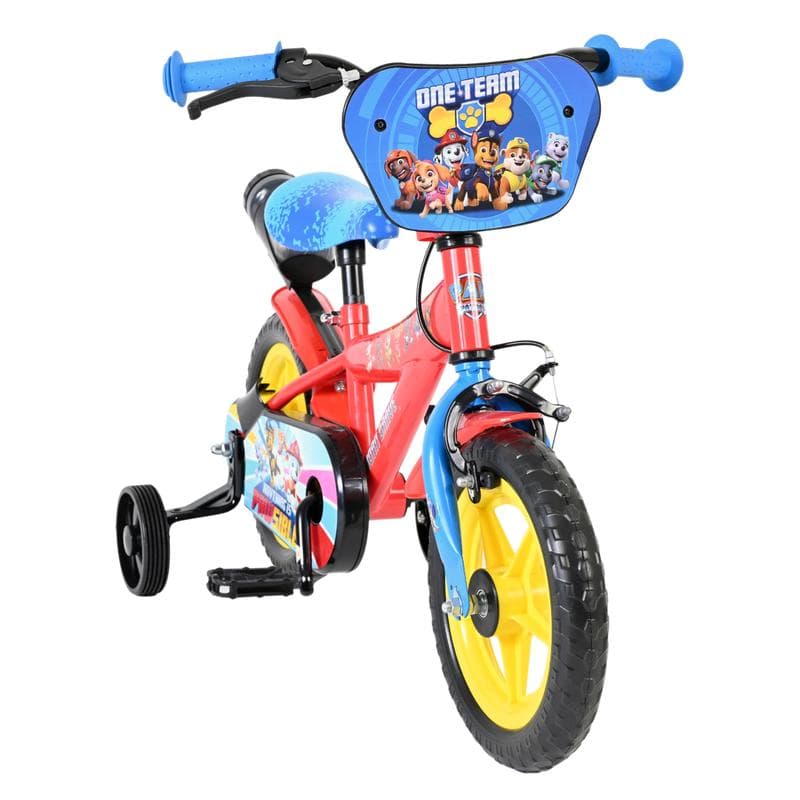 Vélo enfant 12 pouces La Pat'Patrouille - rouge