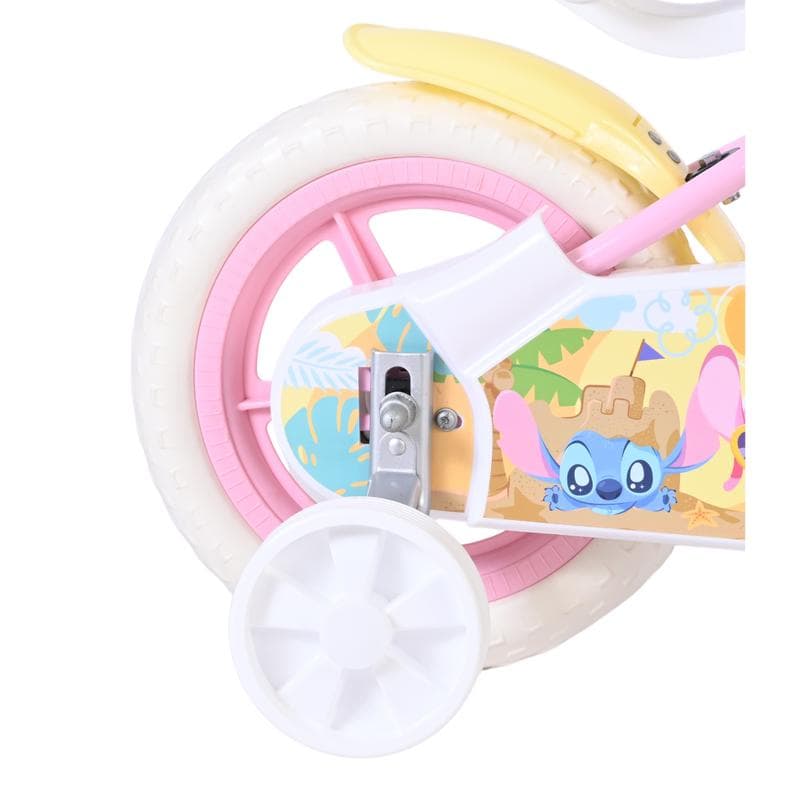Kinderfiets 12 inch – Stitch – roze