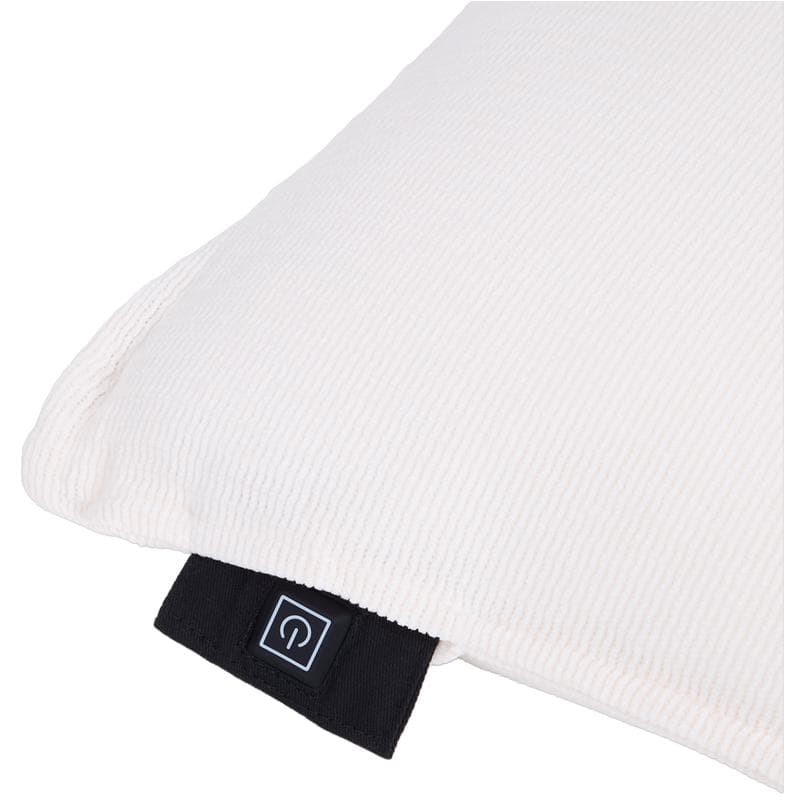 Warmtekussen chenille - crème-wit