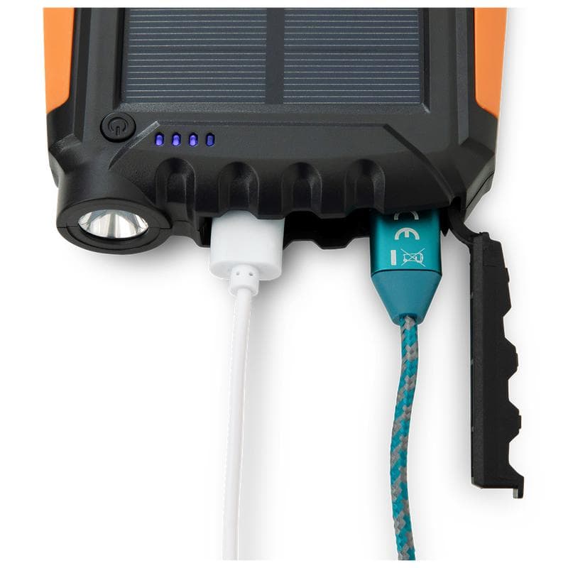 Solar powerbank oranje