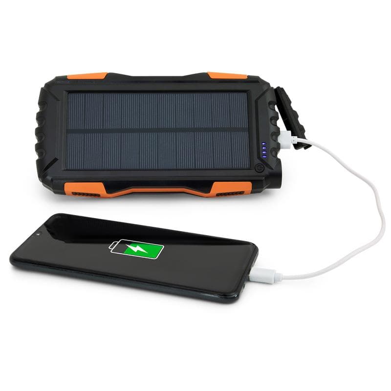 Solar powerbank oranje