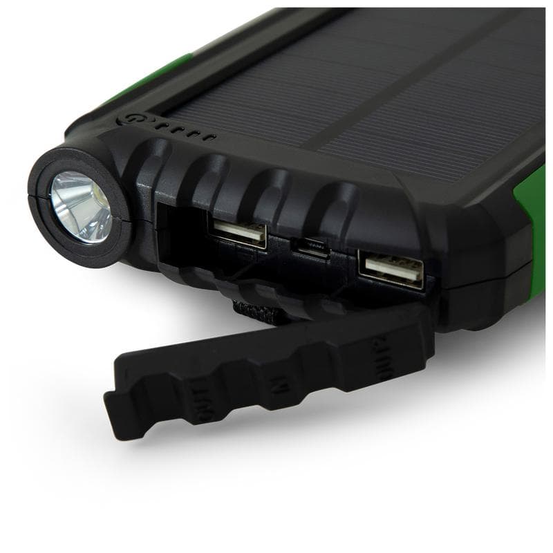 Solar powerbank groen