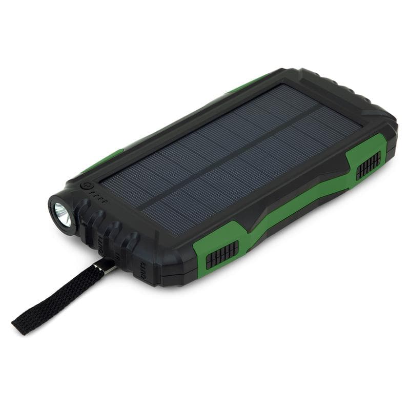 Solar powerbank groen