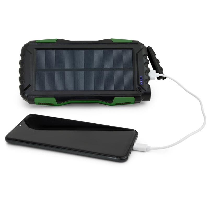 Solar powerbank groen