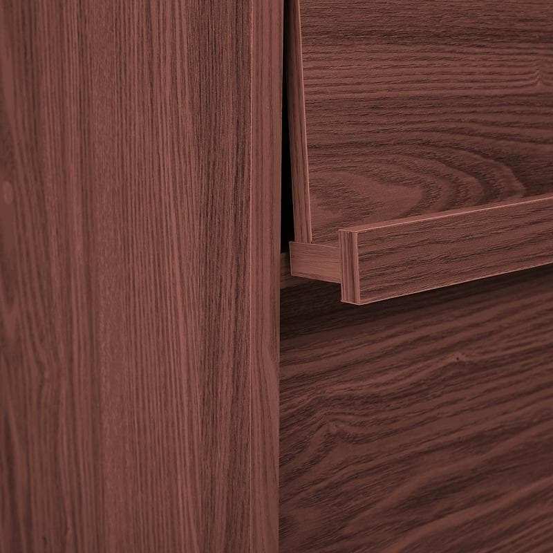 Kast met klepdeuren - Donkerbruin