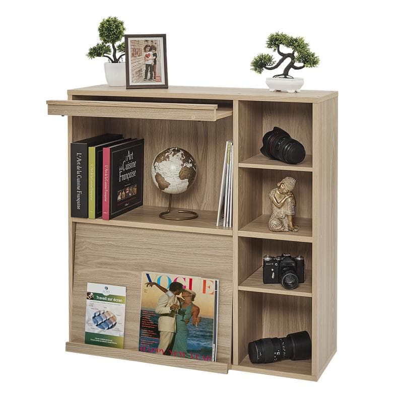 Kast met klepdeuren - Lichtbruin