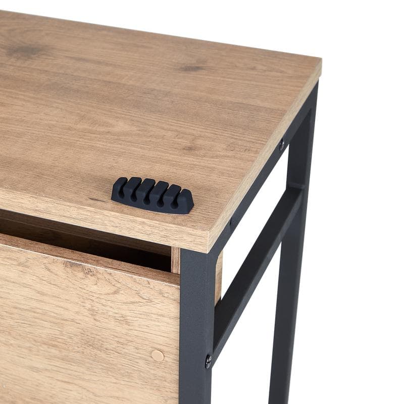 Modern bureau met kabelgoot