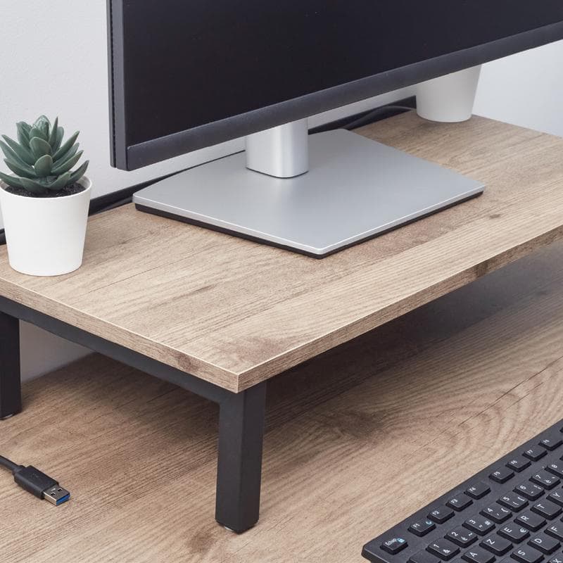 Bureau avec réhausseur d'écran