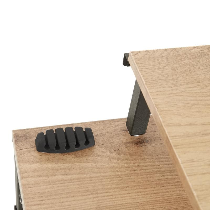 Bureau met monitorhouder