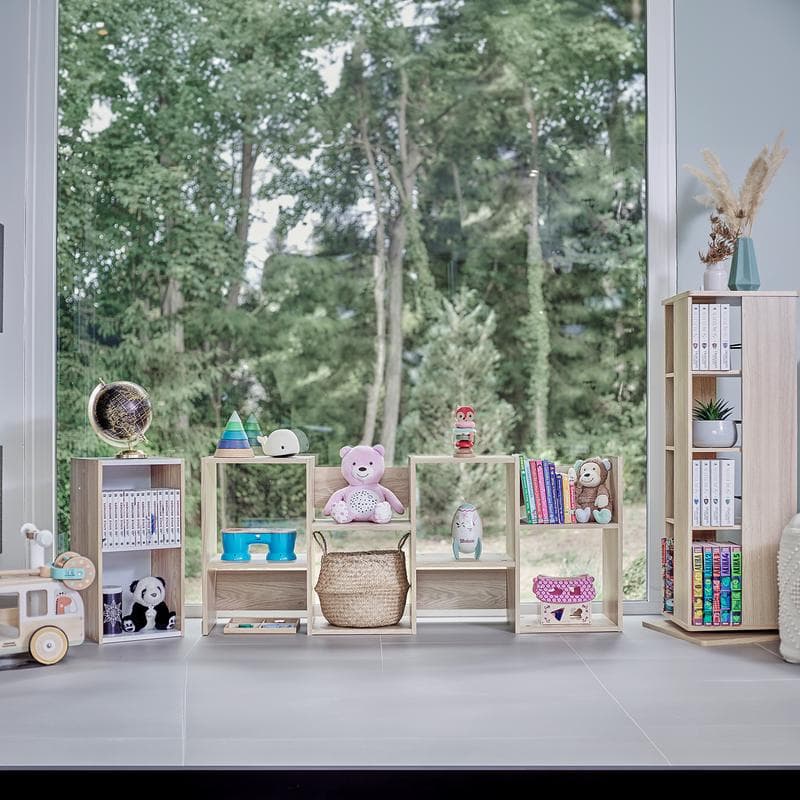 Draaibare kast - Lichtbruin