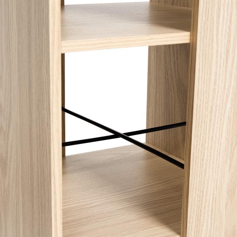 Étagère rotative - bois clair