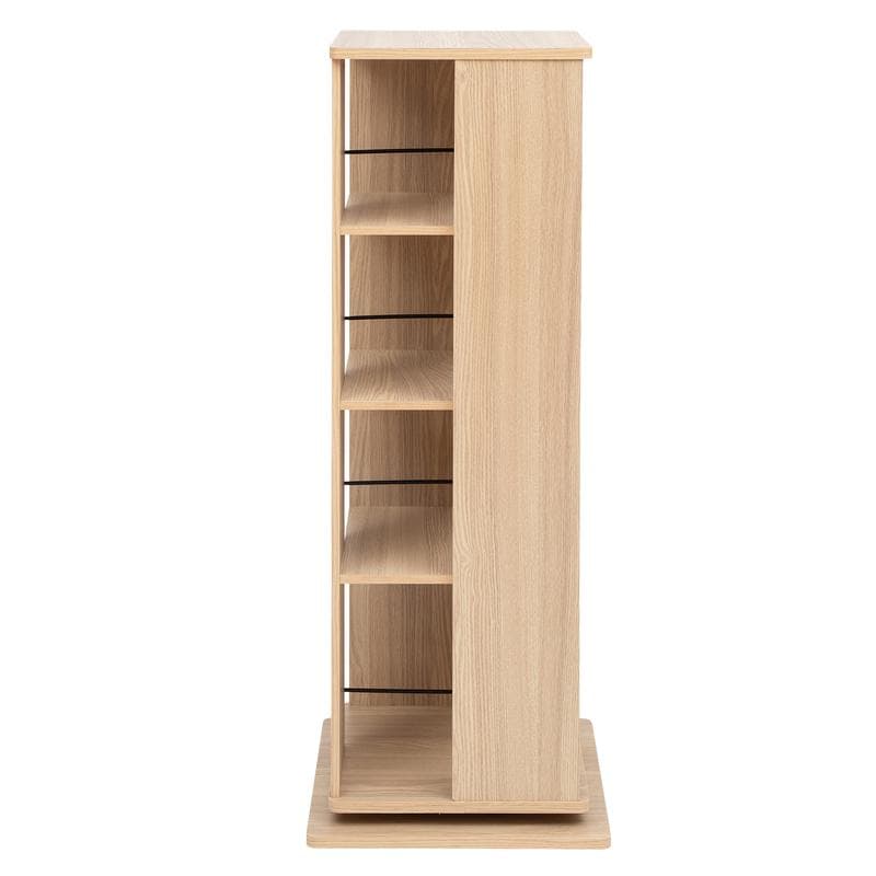 Étagère rotative - bois clair