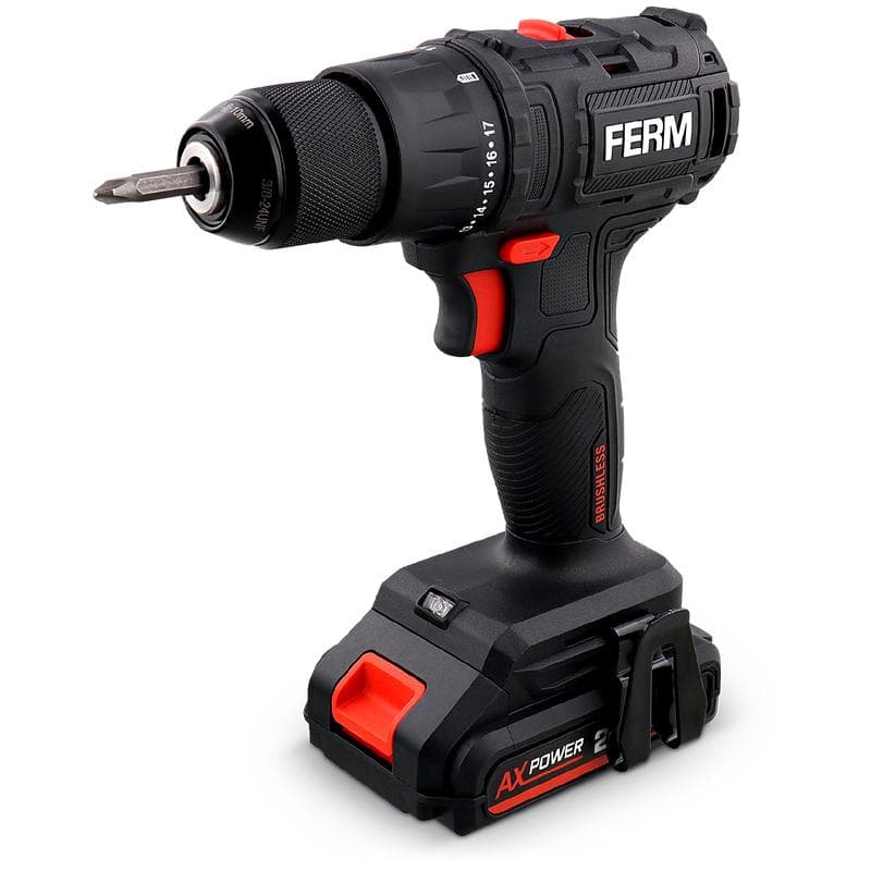 FERM borstelloze accuboormachine