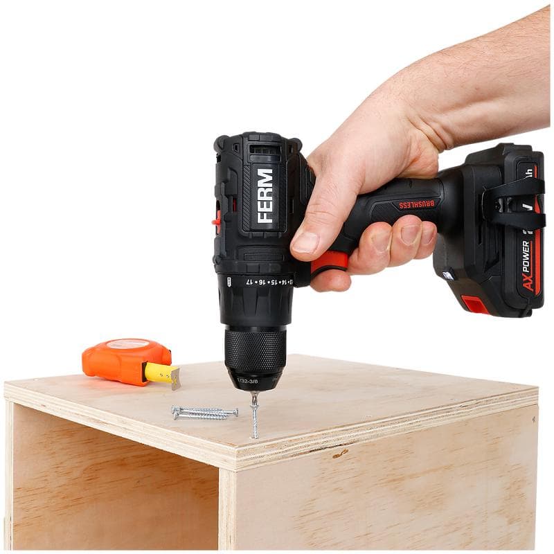 FERM borstelloze accuboormachine