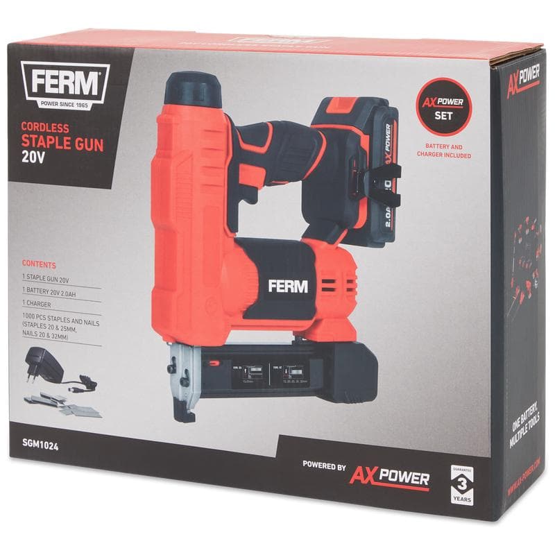 Ferm AX-Power niet- en spijkerpistool