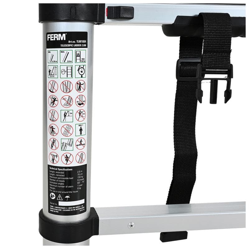 Ferm telescopische ladder