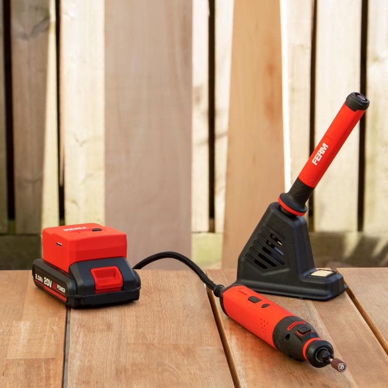 FERM AX-power combitool en soldeerbout