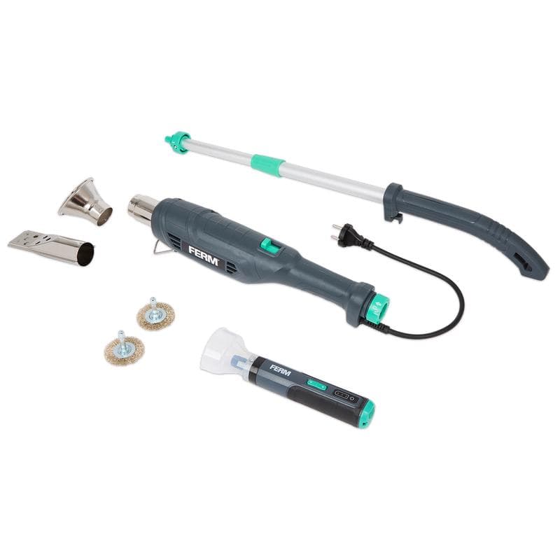 Désherbeur thermique et désherbeur électrique à brosse FERM