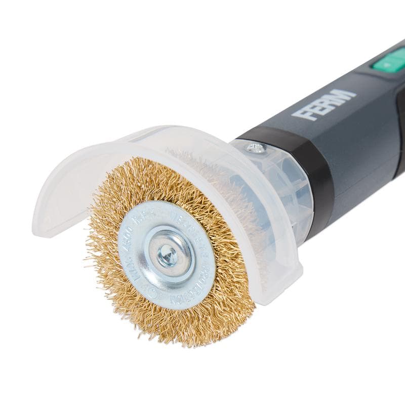 Désherbeur thermique et désherbeur électrique à brosse FERM