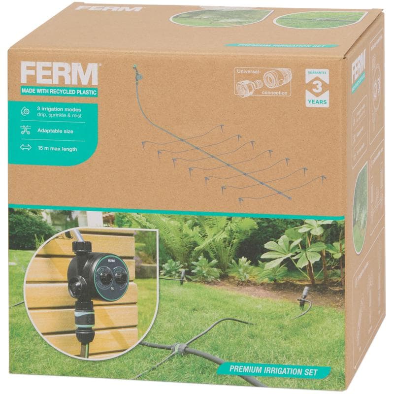 FERM irrigatieset met watertimer
