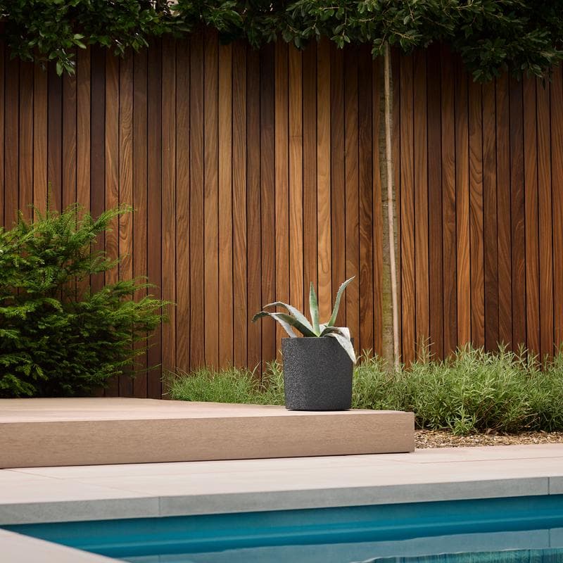 Plantenbakken set rond