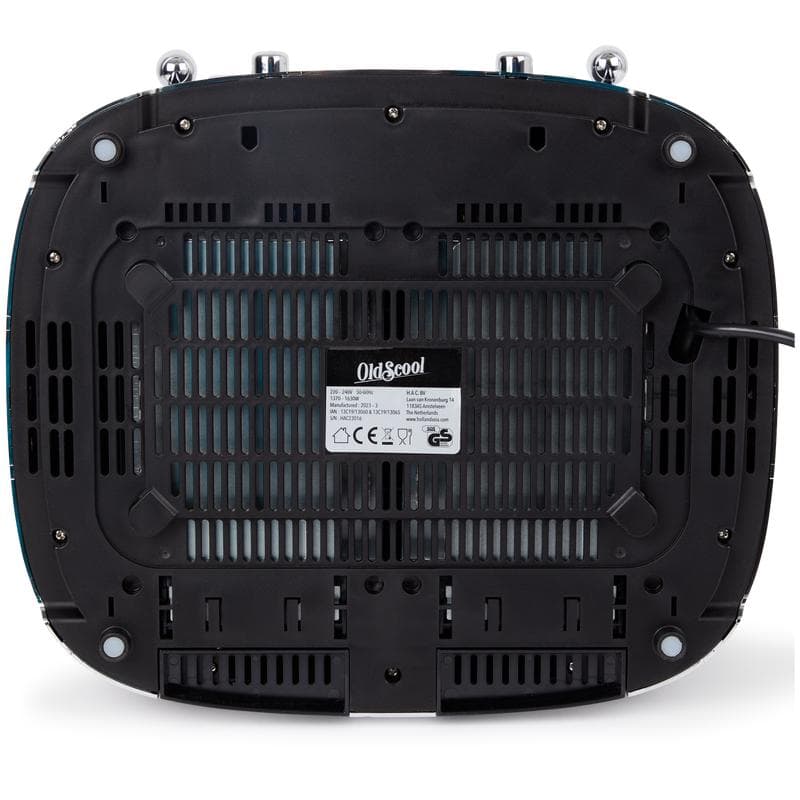 Grille-pain 4 tranches design rétro - noir