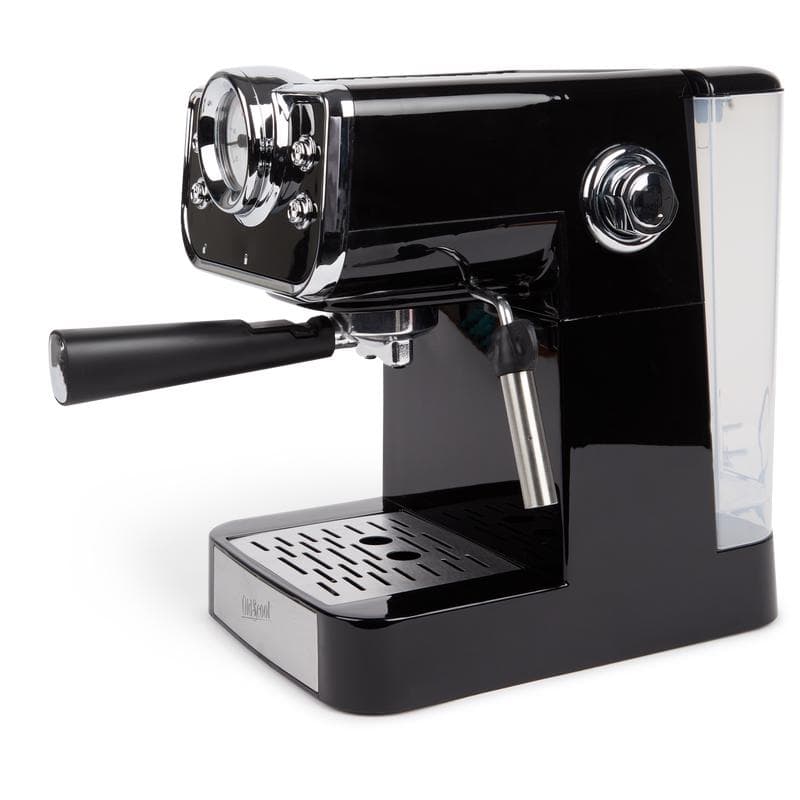 Espressomachine met retrolook - zwart