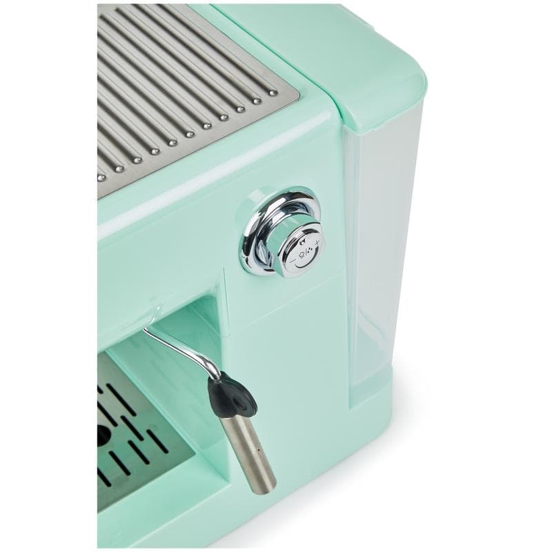 Espressomachine met retrolook - mintgroen