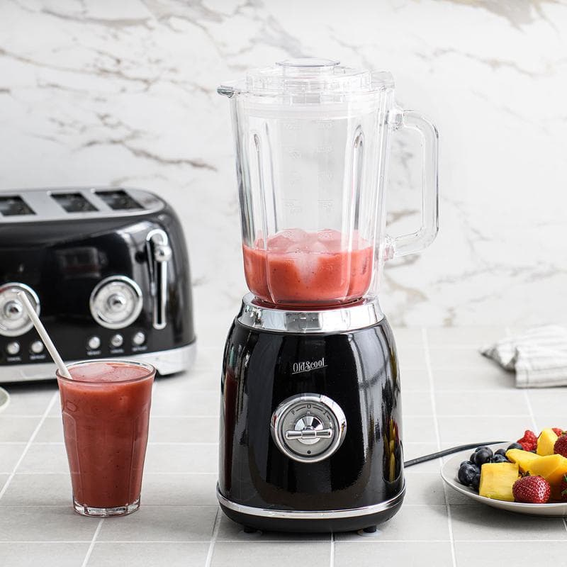 Blender met retrolook - zwart
