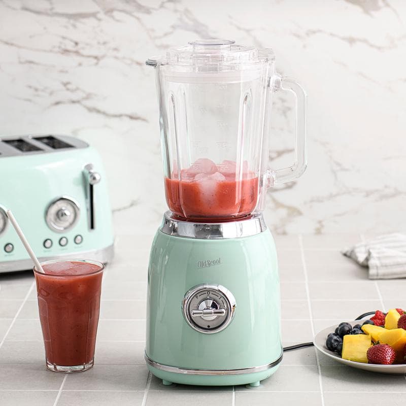 Blender met retrolook - mintgroen