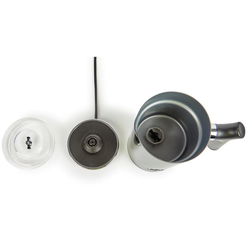 Mousseur à lait design rétro - noir