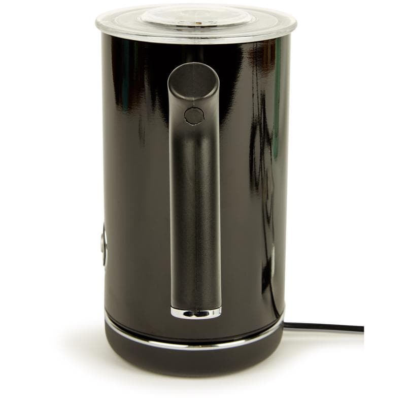 Melkopschuimer met retrolook - zwart